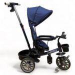 Tricicleta copii cu scaun reversibil Super Trike Albastru