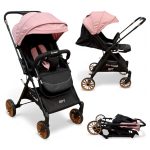Carucior copii cu maner reversibil Angel Roz