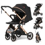 Carucior Copii Tip Troller Cu Maner Reversibil Belecoo Zipy Black NEW