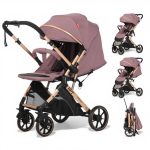 Carucior Copii Tip Troller Cu Maner Reversibil Belecoo Zipy Mauve NEW