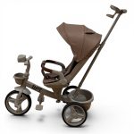 Tricicleta Copii Semipliabila Cu Pozitie De Somn Scaun Rotativ Sunete Si Lumini BPT Q620 Maron - imagine 4